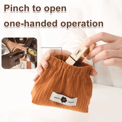Self-closing Magnetic Mini Portable Pouch
