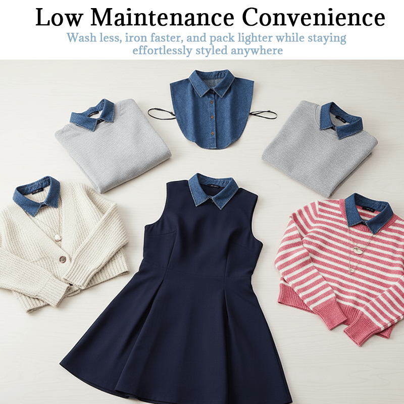 ✨Detachable Collar Winter Turtleneck Clothing Accessories Collar 👚Unisex