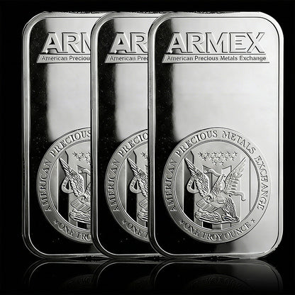 Last Day 60% OFF🔥🦅APMEX 1 oz .999 Fine Silver Bar – American Eagle Heritage for Collectors