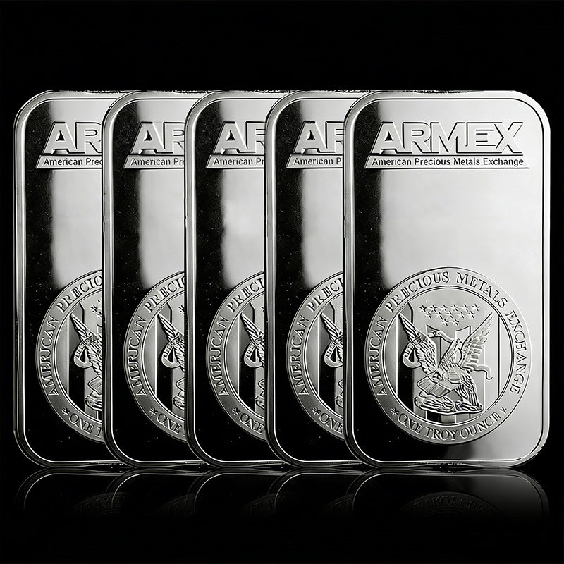 Last Day 60% OFF🔥🦅APMEX 1 oz .999 Fine Silver Bar – American Eagle Heritage for Collectors