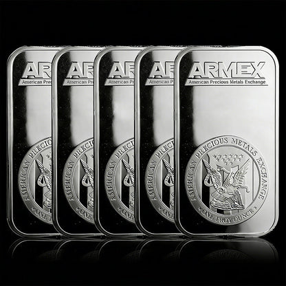 Last Day 60% OFF🔥🦅APMEX 1 oz .999 Fine Silver Bar – American Eagle Heritage for Collectors