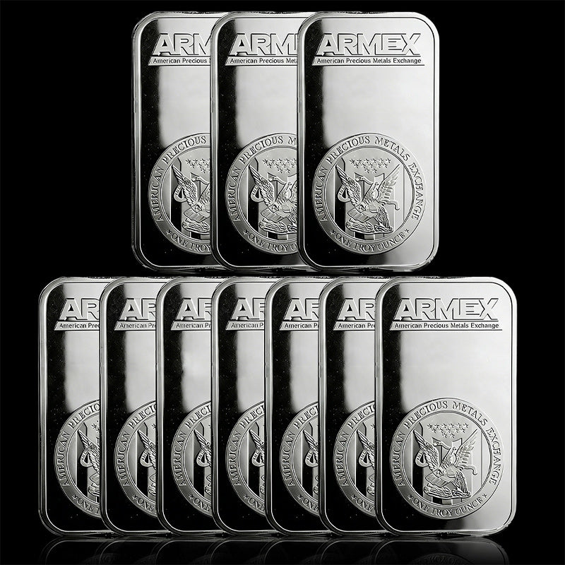 Last Day 60% OFF🔥🦅APMEX 1 oz .999 Fine Silver Bar – American Eagle Heritage for Collectors