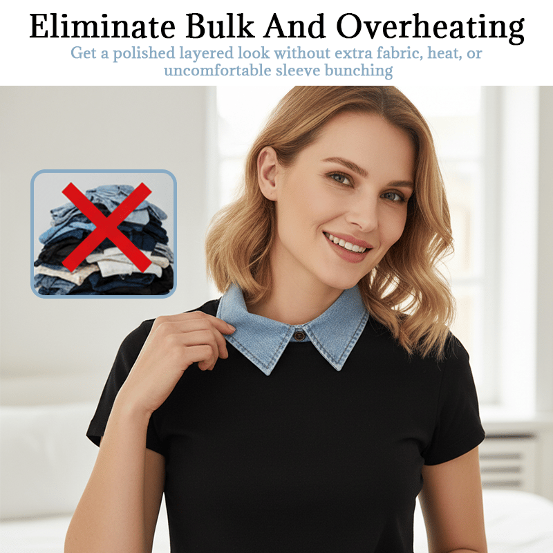 ✨Detachable Collar Winter Turtleneck Clothing Accessories Collar 👚Unisex