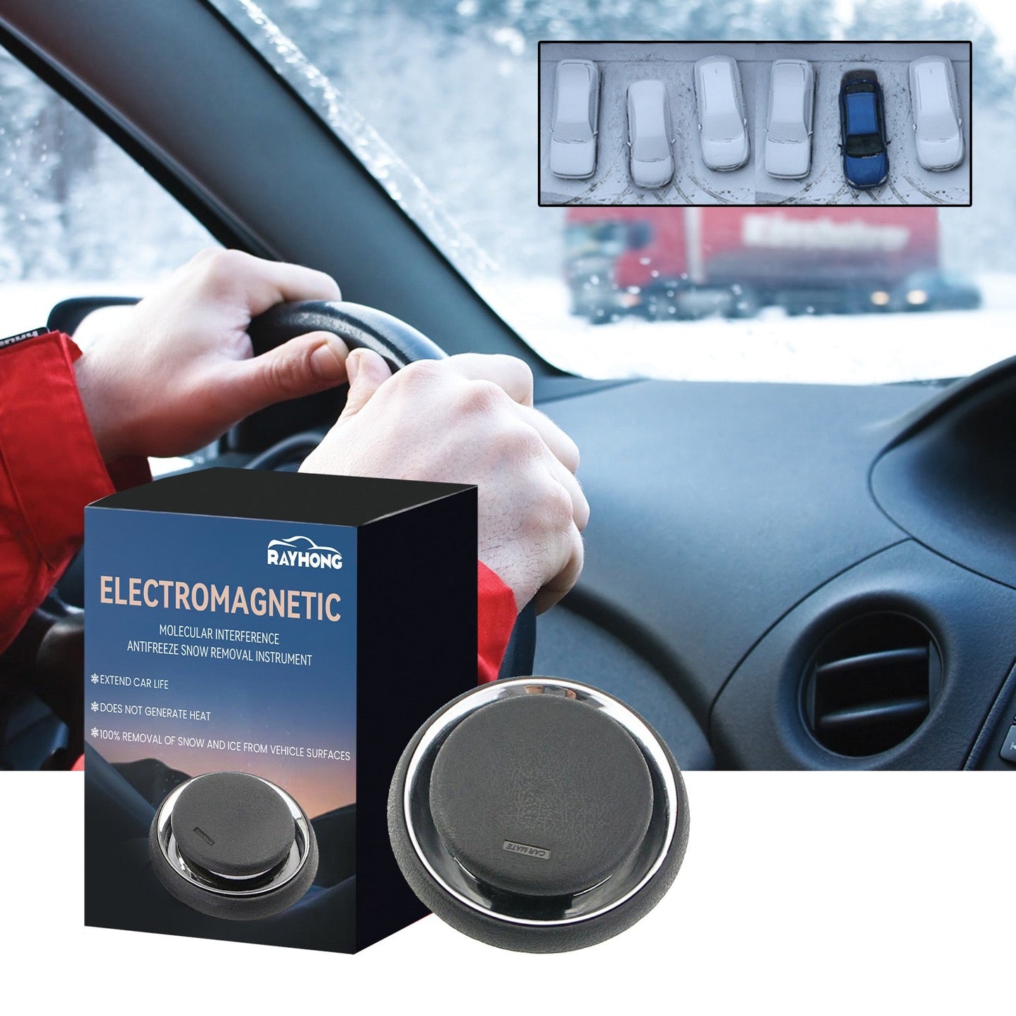 🔥LAST DAY 49% OFF - Magic Auto Windshield De-Icer Tool 🚗❄️