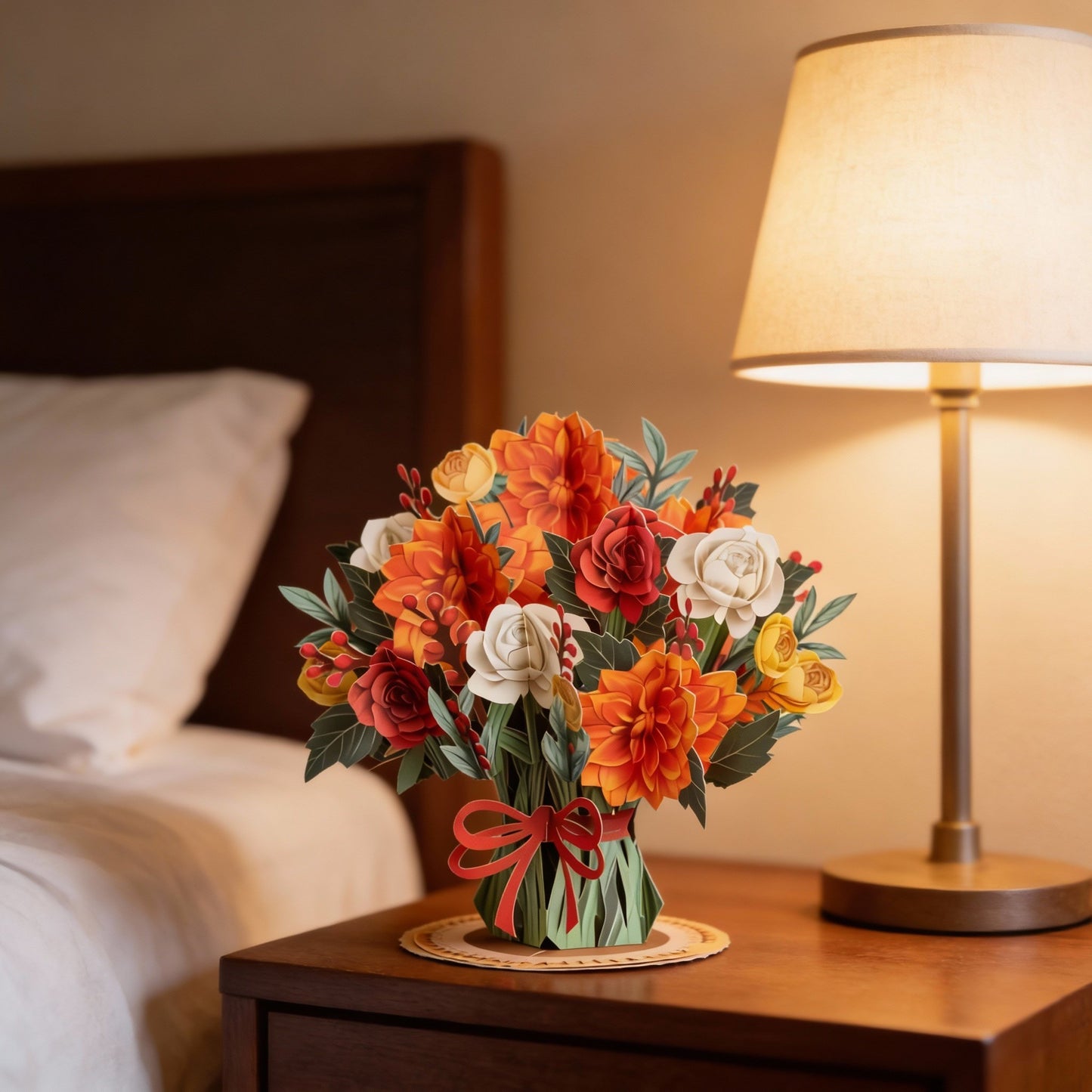 🏆50K+ SOLD! 🌼💌 Forever-Blooming 3D Flower Pop-Up Card– Personalized Love Message & Everlasting Bloom 🎁