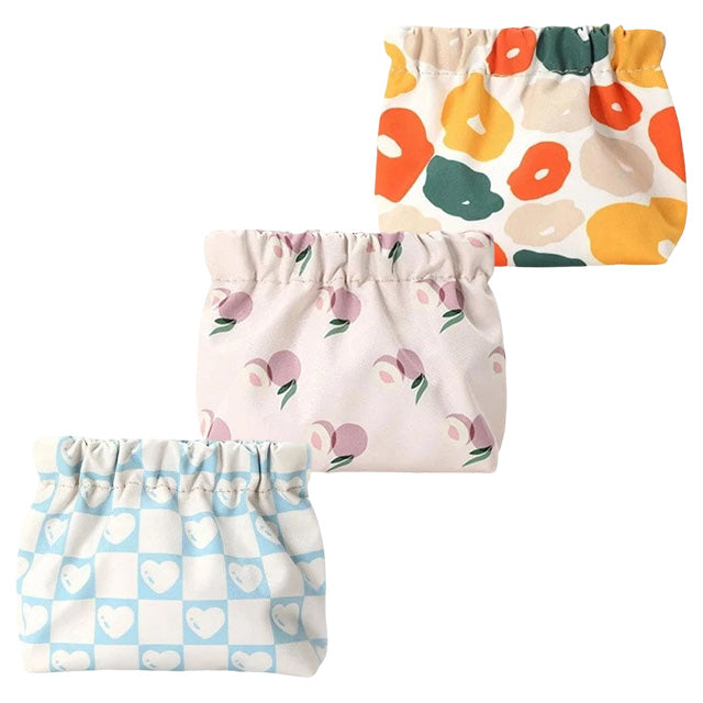 Self-closing Magnetic Mini Portable Pouch