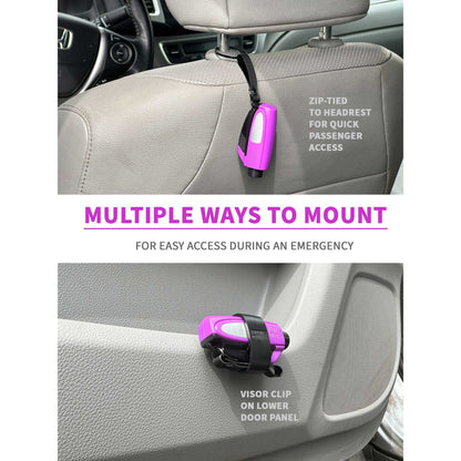 🔥2-in-1 Emergency Window Breaker & Seatbelt Cutter