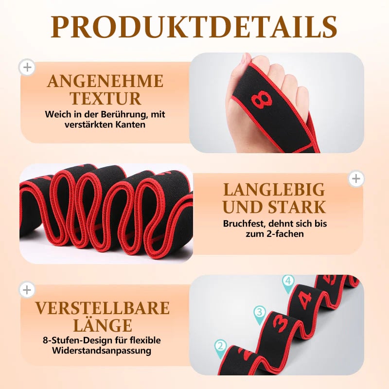 🔥Last day: 49% off –Fitness resistance band for stretching and yoga