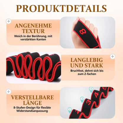 🔥Last day: 49% off –Fitness resistance band for stretching and yoga