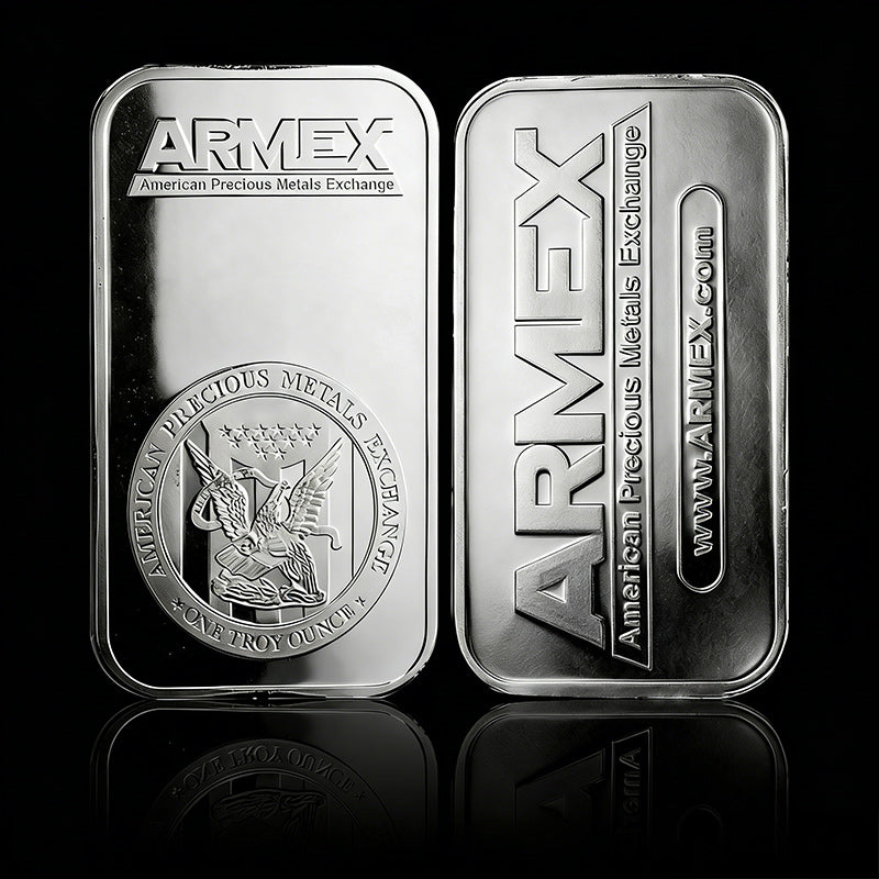 Last Day 60% OFF🔥🦅APMEX 1 oz .999 Fine Silver Bar – American Eagle Heritage for Collectors