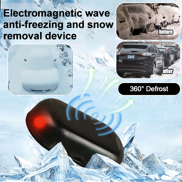 Electromagnetic Anti-Freezing Device ~ Enjoy a clear windshield every winter morning.