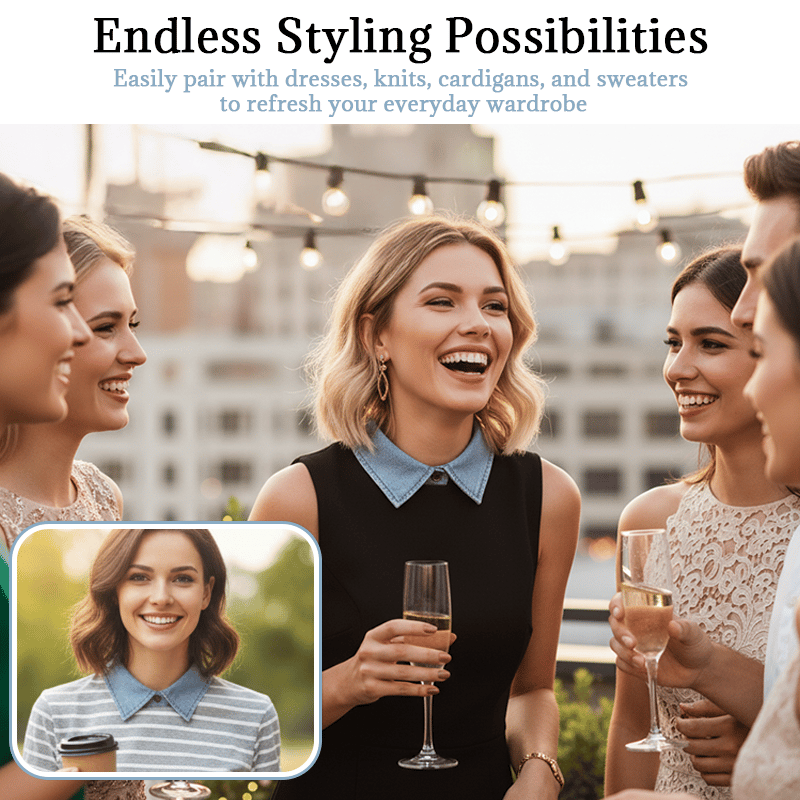 ✨Detachable Collar Winter Turtleneck Clothing Accessories Collar 👚Unisex