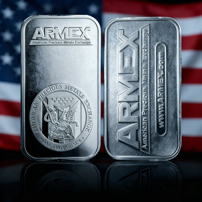 Last Day 60% OFF🔥🦅APMEX 1 oz .999 Fine Silver Bar – American Eagle Heritage for Collectors