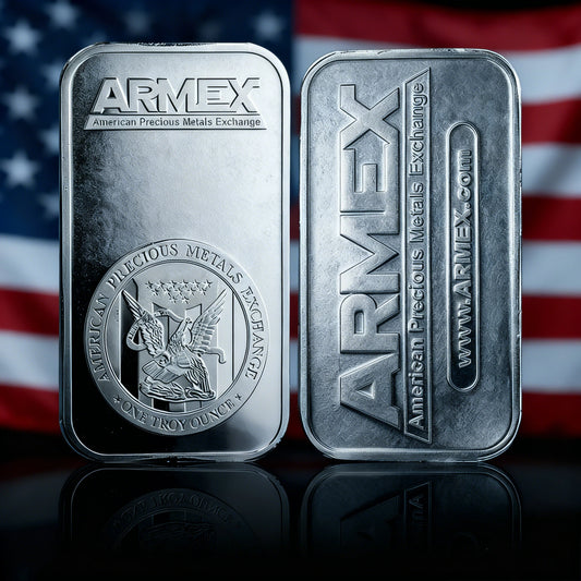 Last Day 60% OFF🔥🦅APMEX 1 oz .999 Fine Silver Bar – American Eagle Heritage for Collectors