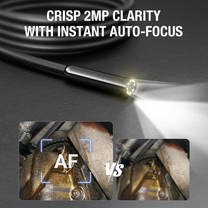 🔎 Plug-and-Play Endoscope Camera - Compatible with Android & iPhone & ipad for Direct Connection