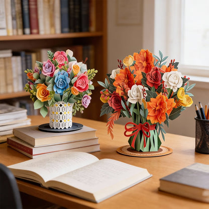 🏆50K+ SOLD! 🌼💌 Forever-Blooming 3D Flower Pop-Up Card– Personalized Love Message & Everlasting Bloom 🎁