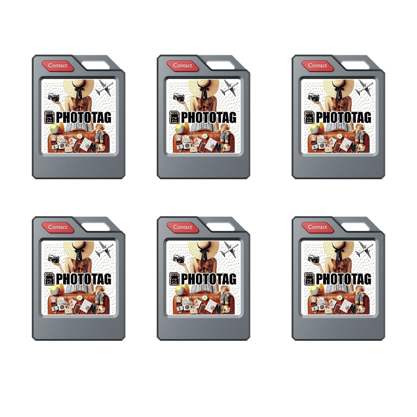 PhotoTag: E-ink screen tracker, pet locator, luggage tracker, wallet locator