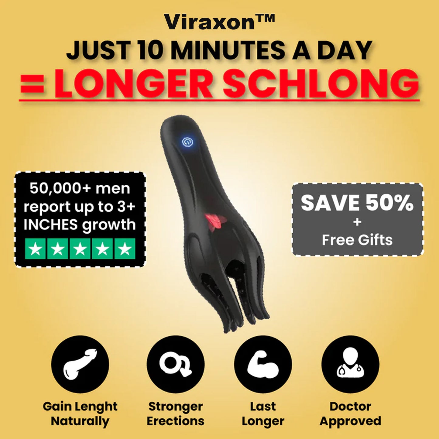 ❄️ Early Christmas Sale 70% OFF 💪 Viraxon™ 3in1 NeuroWave Therapy Device