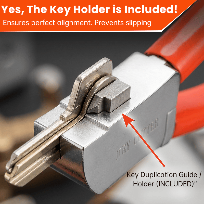 🔐The "Pocket Locksmith" Tool: Cut Spare Keys Anywhere, Anytime. Emergency Key Clipper for Home & Auto.