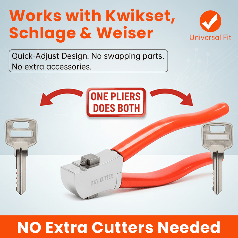 🔐The "Pocket Locksmith" Tool: Cut Spare Keys Anywhere, Anytime. Emergency Key Clipper for Home & Auto.