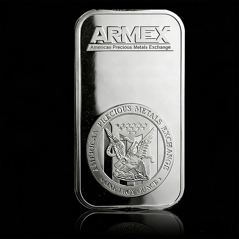 Last Day 60% OFF🔥🦅APMEX 1 oz .999 Fine Silver Bar – American Eagle Heritage for Collectors