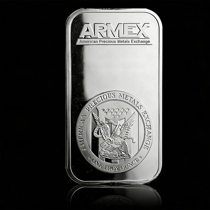 Last Day 60% OFF🔥🦅APMEX 1 oz .999 Fine Silver Bar – American Eagle Heritage for Collectors