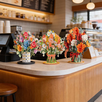 🏆50K+ SOLD! 🌼💌 Forever-Blooming 3D Flower Pop-Up Card– Personalized Love Message & Everlasting Bloom 🎁