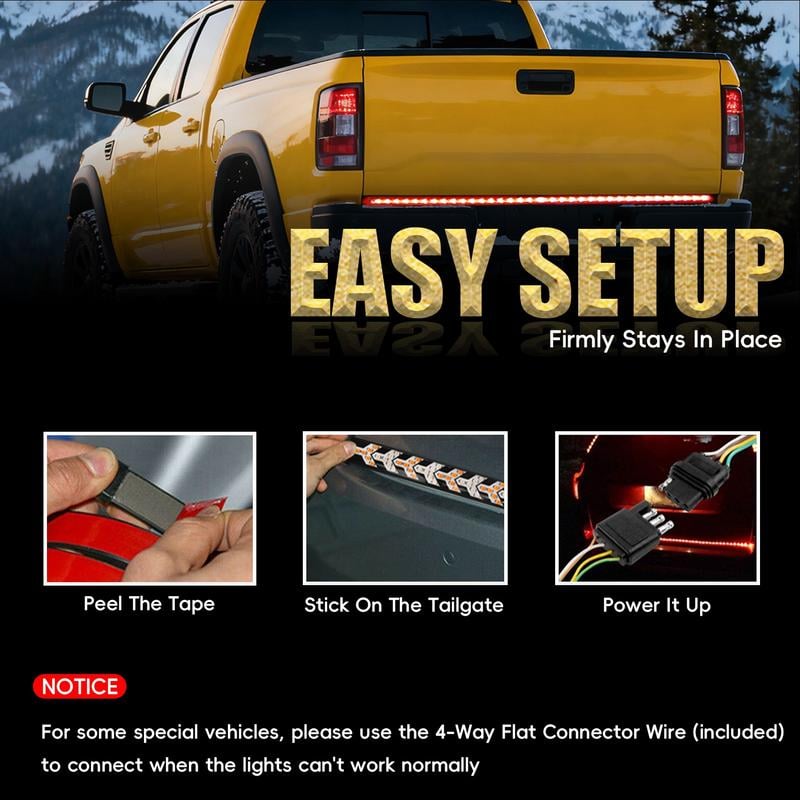 🔥Hot Sale 49% OFF - 60-Inch LED Tailgate Light Bar Strip