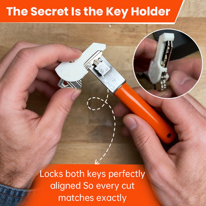 🔐The "Pocket Locksmith" Tool: Cut Spare Keys Anywhere, Anytime. Emergency Key Clipper for Home & Auto.