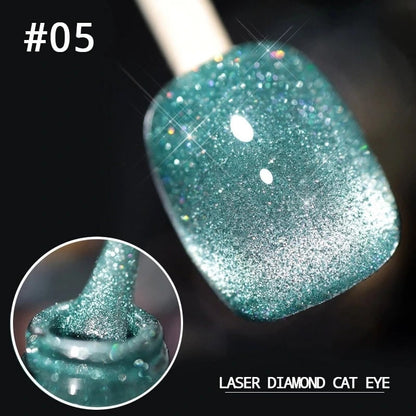 💎Laser Diamond Cat Eye Nail Polish
