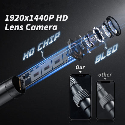 🔎 Plug-and-Play Endoscope Camera - Compatible with Android & iPhone & ipad for Direct Connection